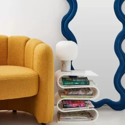 GigiandTom Lighting*Accordion Marble Table Lamp White