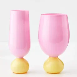 GigiandTom Aden Wine Glass Pink