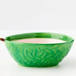 GigiandTom Tableware*Avocado Ceramic Bowl Green