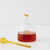 GigiandTom Bee Mine Glass Honey Jar & Dipper