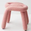 GigiandTom Furniture*Berber Stool Boucle Pink