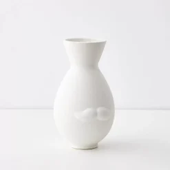 GigiandTom Bisous Ceramic Urn Vase White