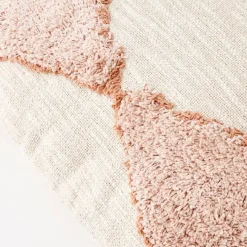 GigiandTom Cushions & Throws*Boho Cotton Cushion With Insert Nude/Pink