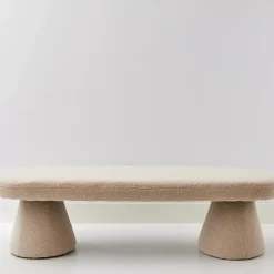 GigiandTom Furniture*Boucle Bench Seat Cream