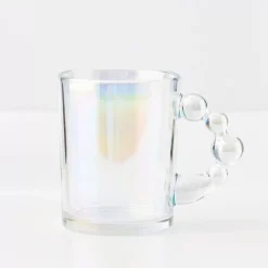 GigiandTom Mugs & Teacups*Bubble Glass Mug Iridescent