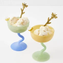 GigiandTom Bumble Cocktail Glass Yellow/Green