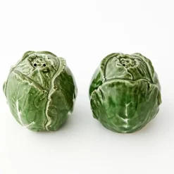 GigiandTom Cabbage Ceramic Salt & Pepper Shakers