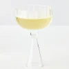 GigiandTom Wine Glasses*Champagne Cocktail Glass Clear