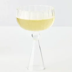 GigiandTom Wine Glasses*Champagne Cocktail Glass Clear