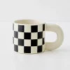 GigiandTom Mugs & Teacups*Checkerboard Ceramic Mug