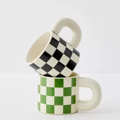 GigiandTom Mugs & Teacups*Checkerboard Ceramic Mug