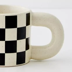 GigiandTom Mugs & Teacups*Checkerboard Ceramic Mug