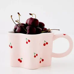 GigiandTom Cherry Ceramic Mug Pink