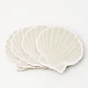 GigiandTom Clam Shell Coaster Set Of 4 Natural