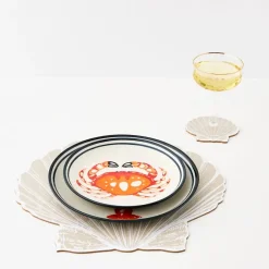 GigiandTom Clam Shell Placemat Set Of 4 Natural