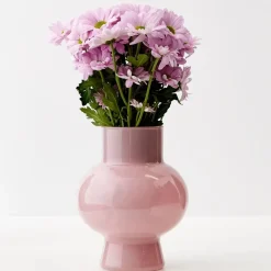 GigiandTom Coloured Glass Vase Pink