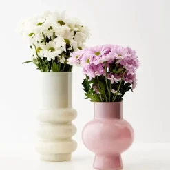 GigiandTom Coloured Glass Vase Pink