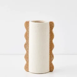 GigiandTom Copacabana Ceramic Vase Ivory