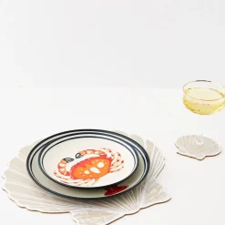 GigiandTom Crab Ceramic Side Plate