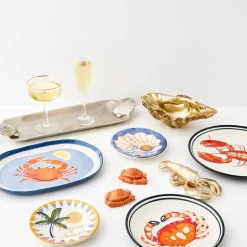 GigiandTom Crab Ceramic Side Plate