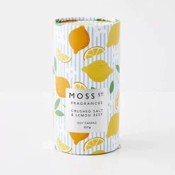 GigiandTom Crushed Salt & Lemon Zest Soy Scented Candle