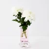 GigiandTom Vases*Cushion Crystal Cut Coloured Vase Pink