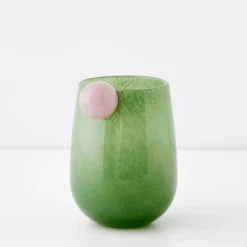 GigiandTom Vases*Droplet Medium Coloured Glass Vase Teal