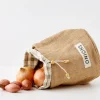 GigiandTom Pantry & Fridge Storage*Farmstead Cotton/Jute Onion Bag