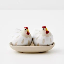 GigiandTom Feeling Clucky Ceramic Salt & Pepper Shakers