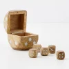 GigiandTom Decorative Objects & Trays*Feeling Lucky Wooden Dice Box Set