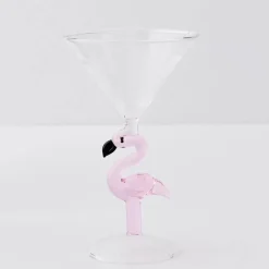 GigiandTom Flamingo Stem Cocktail Glass