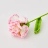 GigiandTom Freesia Hand Knitted Crochet Flower Pink