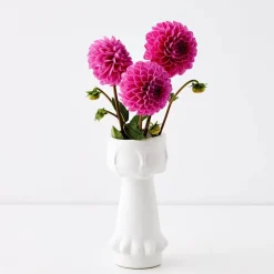 GigiandTom Gemelli Ceramic Vase White