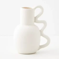 GigiandTom Vases*Grecian Ceramic Urn Vase White