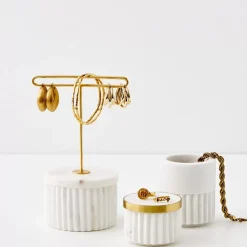 GigiandTom Jewellery Organisation*Keepsake 3 Piece Marble Stackable Trinket Dish