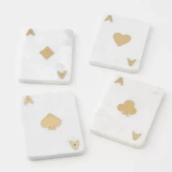 GigiandTom Lady Luck Marble Coaster Set