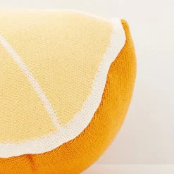 GigiandTom Cushions & Throws*Lemon Yellow Cotton Cushion