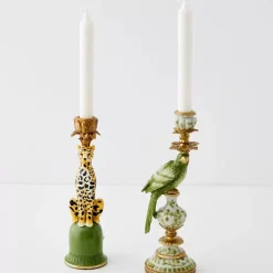GigiandTom Candle Holders*Leon Leopard Resin Candle Holder