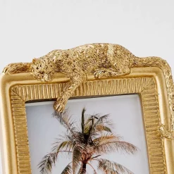 GigiandTom Leopard Resin Photo Frame Gold
