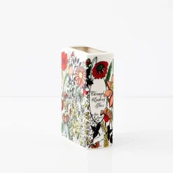 GigiandTom Vases*Looking Glass Ceramic Book Vase White