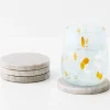 GigiandTom Marble Coasters 4 Pack Beige