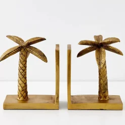 GigiandTom Miami Resin Bookends Gold
