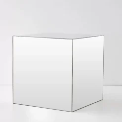 GigiandTom Mirror Cube Acrylic Side Table