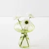 GigiandTom Vases*Mushroom Coloured Glass Vase Green