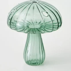 GigiandTom Vases*Mushroom Coloured Glass Vase Cyan