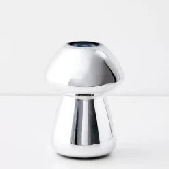GigiandTom Mushroom Glass Vase Silver