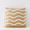 GigiandTom Cushions & Throws*Newport Cotton Cushion With Insert Natural/White