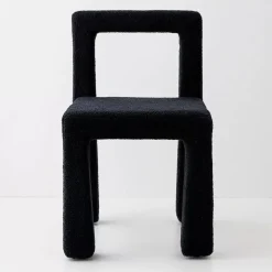 GigiandTom Furniture*Nordic Accent Chair Boucle Black