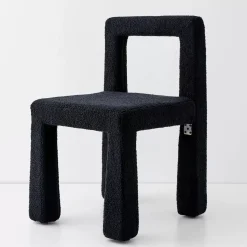 GigiandTom Furniture*Nordic Accent Chair Boucle Black