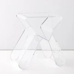 GigiandTom Paperclip Acrylic Side Table Clear